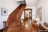 An Urban Oasis: Exquisite Park Slope Brownstone Triplex with Garden & Pond