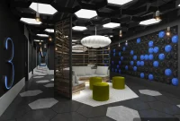 Hexagonal Allure: Durukan Shapes ODA Rheingold Interior