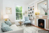 Warren Place Mews Townhouse: Four Fireplaces, Skylit Elegance for $2.05 Million