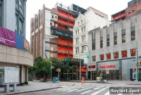 Macy’s 19th Century Mansard Roof Temporarily Gone From Fulton Street
