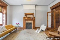 Bed Stuy Brownstone Blends Cy Twombly Inspiration With Seven Mantels and a Chambers Stove