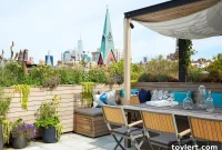 Elevated Elegance: Brooklyn Heights Penthouse Boasts Marble Spa and Stunning Roof Deck