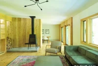 Ulster County Cabin Sheds Suburban Past for Warm Modern Style