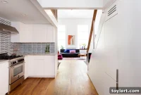 Brooklyn Heights Lofted Row House Co-op Unveils Modern Makeover
