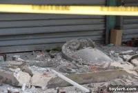 Crown Heights Facade Crumbles, Raining Debris on Pedestrians