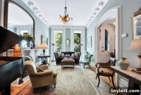 Clinton Hill Brownstone: Timeless Elegance with Marble Mantels, Intricate Plasterwork, and a Serene Koi Pond, Asking $4.5 Million