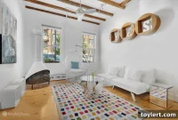 Cobble Hill Talk Stoop Oasis: Playful Flair, Wide Plank Floors, $2.5 Million
