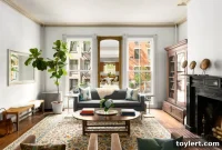 Quintessential Brooklyn Heights Home: Private Wine Cellar and Inviting Fireplace for 5.4 Million