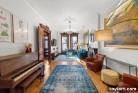 Sustainable Splendor: Prospect Heights Brownstone with Fireplace, Solar Asking $3.75M