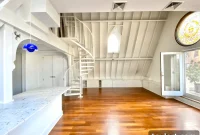 Exquisite Fort Greene Condo Rental: Vaulted Ceilings, Stained Glass, Private Terrace