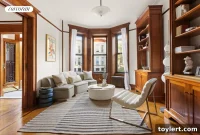 Crafted Woodwork & Custom Built-ins Define This $1.985M PLG Brownstone Gem