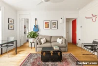 Sunlit Brooklyn Heights Prewar: Top Floor Charm with a Sleek Modern Kitchen, $550K