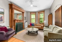 Beaux-Arts Elegance in Prospect Heights: Fireplace, Modern Kitchen, $1.775 Million