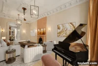 Heights Brownstone Masterpiece: Artist-Transformed with Elevator, Plasterwork, $15 Million