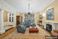 Brooklyn Heights Elegance: $16.75M Townhouse with Wood Fireplaces and Private Cinema