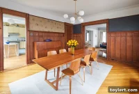 Edwardian Charm for Rent in South Midwood: $7,500/Month with Parking, Stained Glass, Backyard