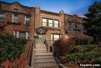 Crown Heights Row House: Classic Charm Meets Garage Convenience for 2.5 Million