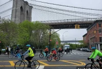 Downpour Doesn’t Deter Thousands at TD Five Boro Bike Tour