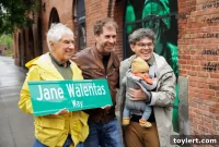 Dumbo Street Pays Homage to Artist Jane Walentas