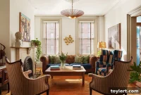 Greenpoint Masterpiece Designer Wood Frame Home with Marble Mantels for 3.5 Million