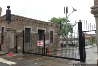 Navy Yard Sand Street Entrance Nears Completion