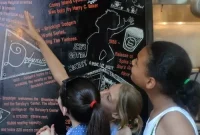 Park Slope Wine Bar Gets a Vibrant Makeover by Young Artists