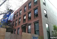 Two Carlton Mews Homes Bricked Shut