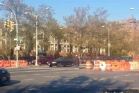 Ground Broken for Ocean Parkway Pedestrian Island in Kensington
