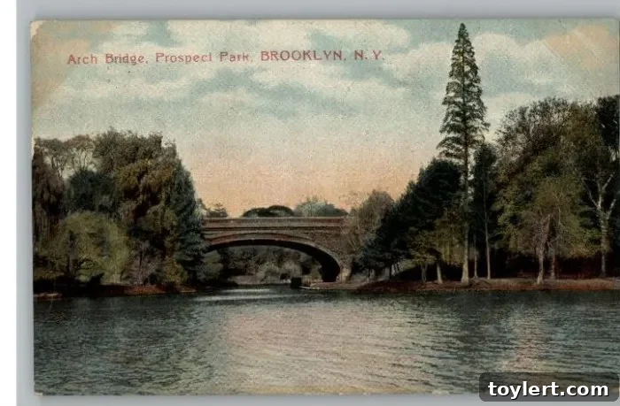 Calvert Vaux's Legacy The Third Walkabout 2 Prospect Park Arch Bridge -- Brooklyn History