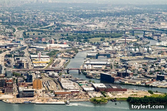 Illuminating Newtown Creek: A Magic Lantern Show at Brooklyn Brainery 2 Newtown Creek, an industrial waterway in Brooklyn