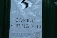 Carroll Gardens ‘Hell Building’ Sign Still Promotes Spring 2014 Units