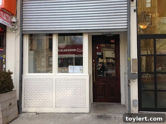 Docklands Debuts on Franklin Avenue 2 Exterior view of Docklands American Bistro on Franklin Avenue, Crown Heights