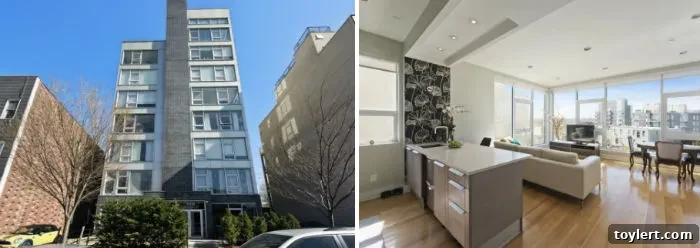 Daily Home Spotlight 128 Newton Street 5B 2 Stunning Greenpoint condo with two walls of windows overlooking McCarren Park