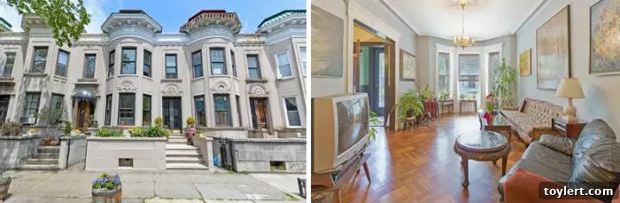 Spotlight Home 163 Maple Street 2 Historic Limestone House at 163 Maple Street in Prospect Lefferts Gardens