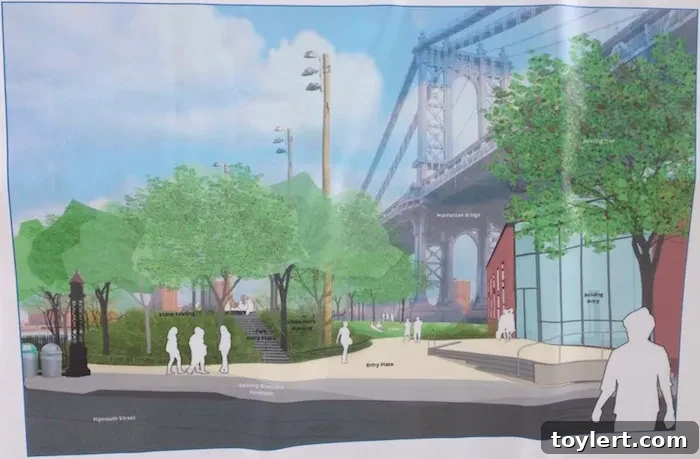 John Street Park Transformation Begins 2 Dumbo's John Street Waterfront Development Rendering