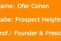 In Focus: Ofer Cohen