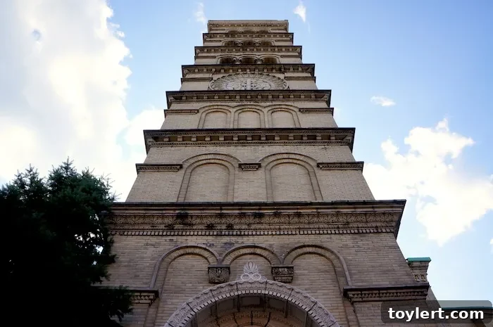 Tuesday's Top Takes 2 A picturesque view of a historic church tower, symbolizing Brooklyn's blend of heritage and modern vibrancy.