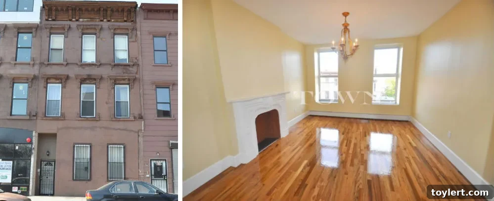 Today's Feature 1120 Bedford Avenue 3 2 1120 Bedford Avenue, Bed-Stuy, Brooklyn - A three-bedroom, 1.5-bath apartment with recent renovations