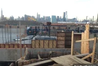 Foundations Rise at Greenpoint Landing