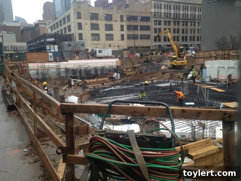 Foundations Begin at The Boerum on Smith 2 The Boerum luxury hotel and condo development under construction at 265 State Street, Boerum Hill Brooklyn