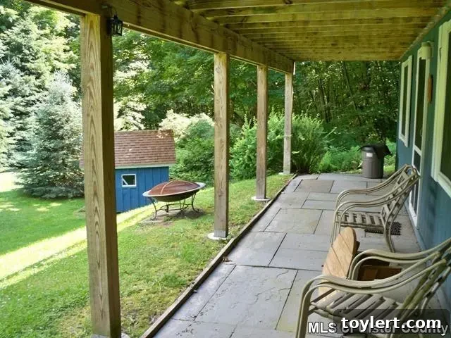 Upstate Cottages Where Charm Meets Expanse 2 Charming cottage exterior at 4 Robbins Road, Roxbury, NY, nestled in the scenic Catskill Mountains