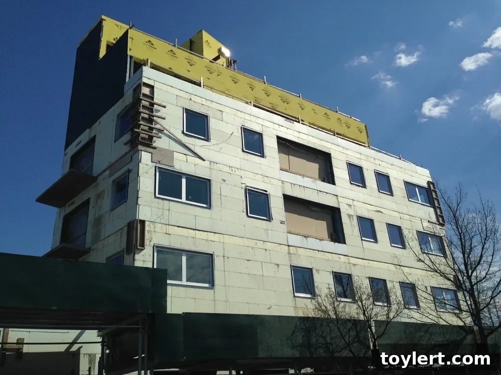 Grand & Wythe's New Six-Story Apartment Hits Full Height 2 79 Grand Street Williamsburg construction progress, six-story apartment building