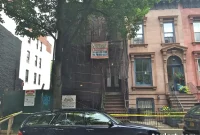 Clinton Hill Brownstone Facade Collapse Sends Worker to Hospital