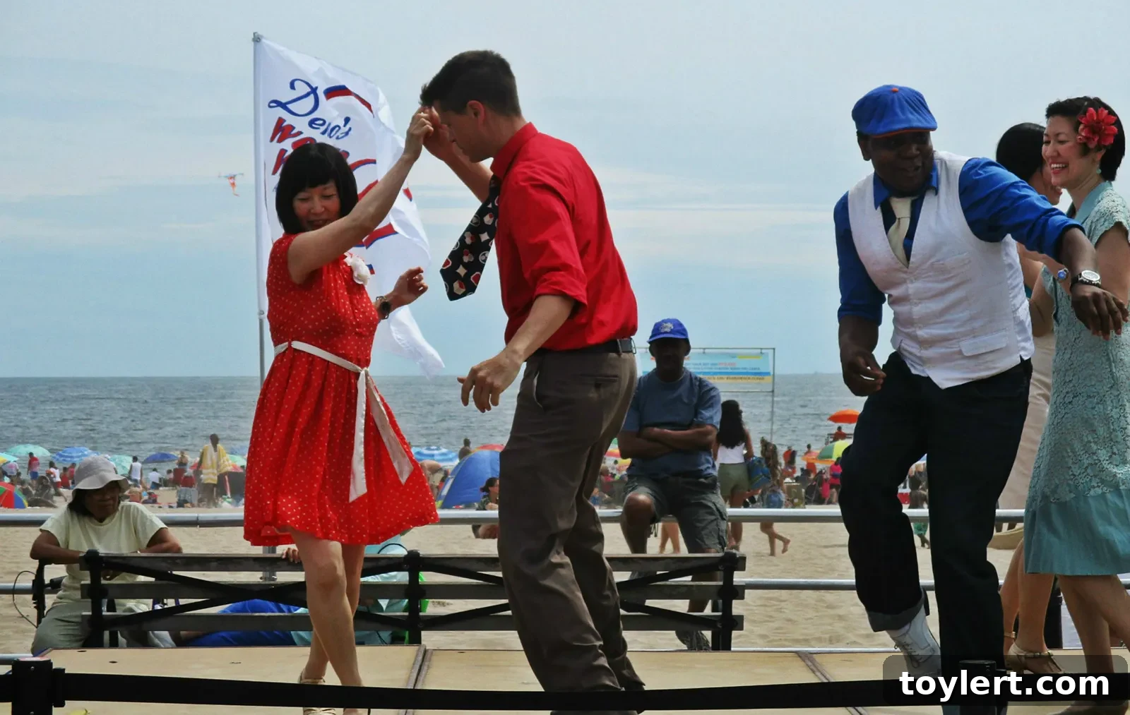 Pols Grill Brooklyn Bridge Park Over Lingering Squibb Bridge Closure 2 Coney Island Swing Dance: A vibrant display of Brooklyn's cultural rhythm and community spirit, showcasing the lively atmosphere of local events.