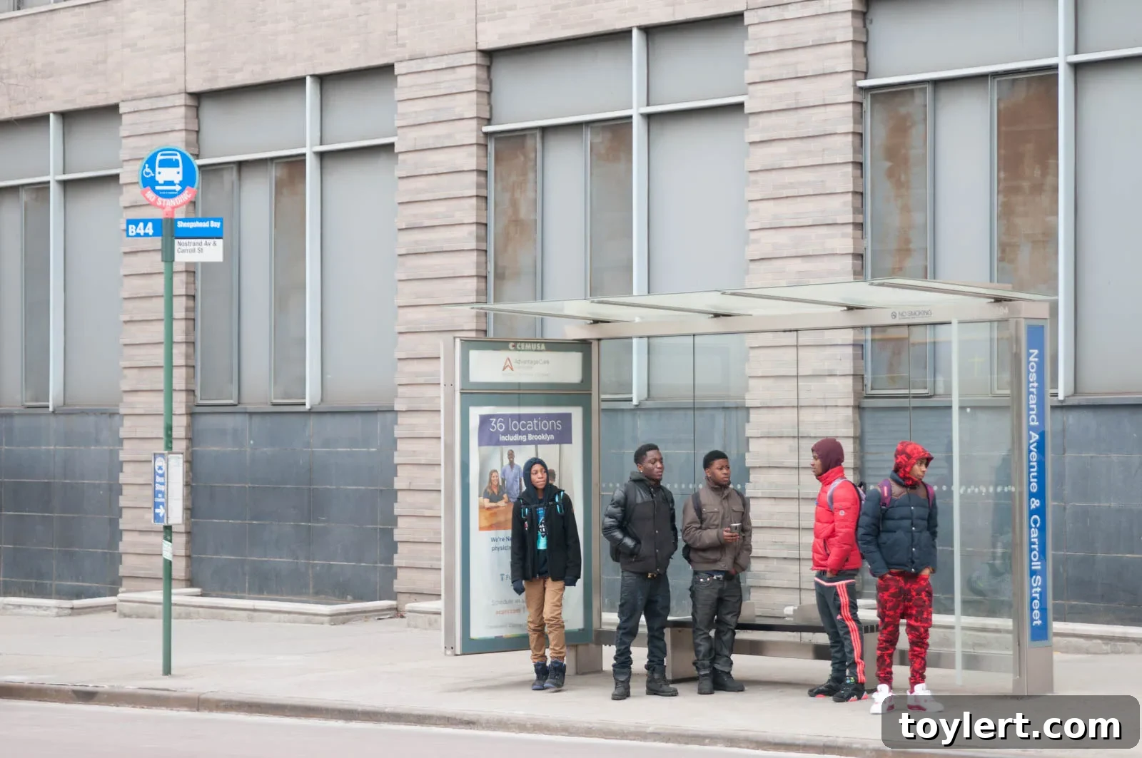 Boerum Hill's Rent Explosion: Luxury Demand Meets Scarce Inventory 2 Prospect Lefferts Gardens Brooklyn Winter 2016 Bus Stop