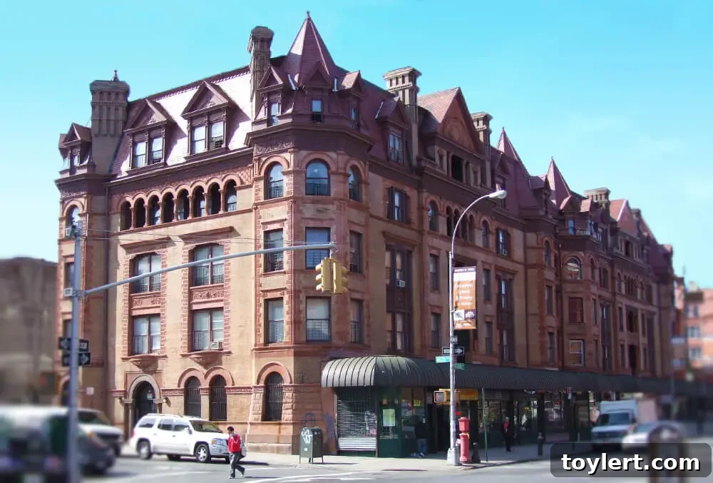 Alhambra Apartments on Nostrand Avenue. Photo by Suzanne Spellen