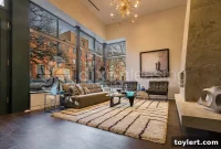 Cobble Hill Townhouse: Wine Cellar, Brutalist Fireplace, $17,485 Monthly