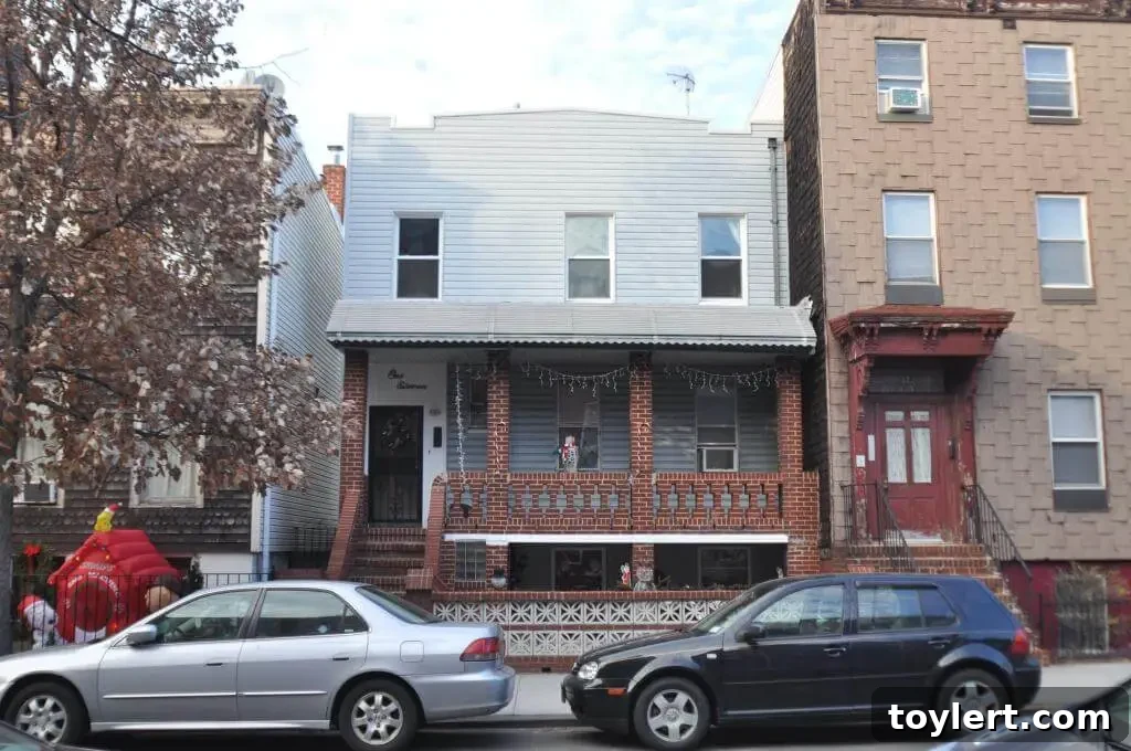 Historic Greenpoint wood-frame house at 111 Noble Street