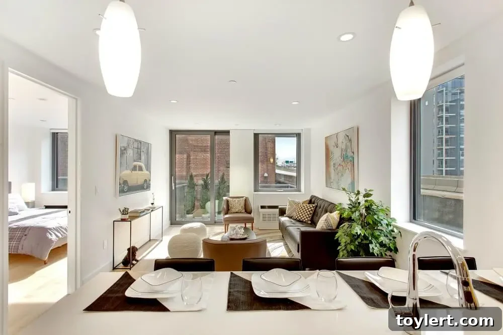 Queens homes for sale in LIC with vibrant mural