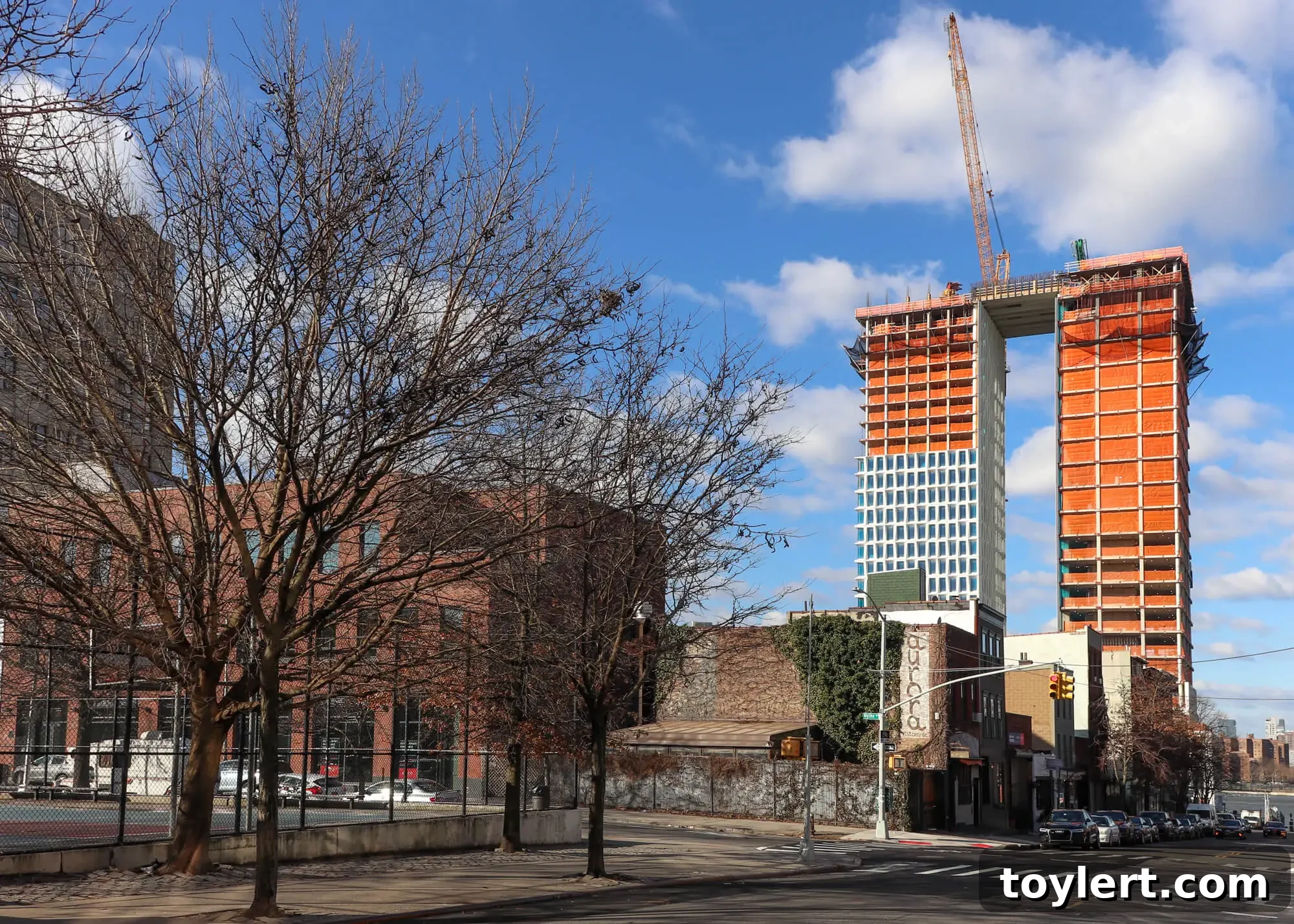 Williamsburg's Domino Sugar Mega-Project: Second Twin-Tower Structure Accelerates Skyward 2 260 Kent Avenue Domino Project construction progress